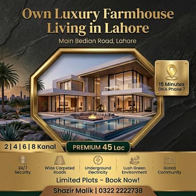 Orchard Greenz Luxury Farmhouse Society Prime Location On Main Bedian Road, Lahore