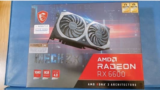 AMD 6600 8GB GPU