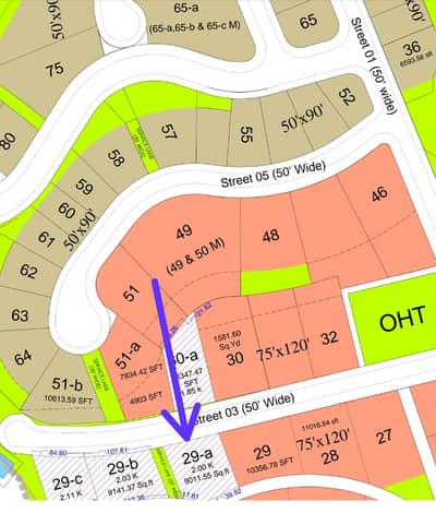 29a Bahria Hills 2 Kanal. Open Transfer Plot