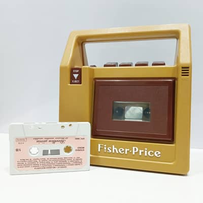 1980s Fisher-Price 826 Tape Recorder and Player | Assem. in Hong Kong