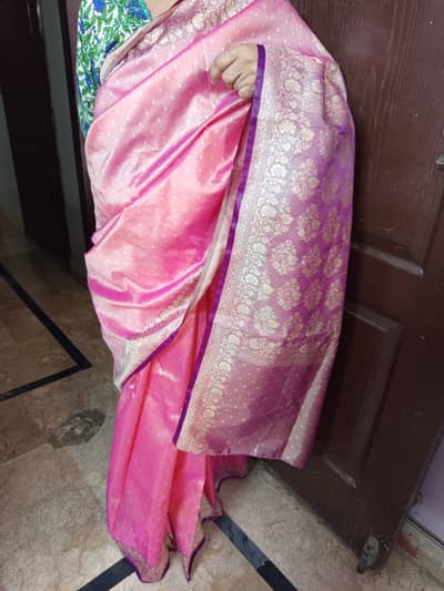 Tea pink silk saree for sale