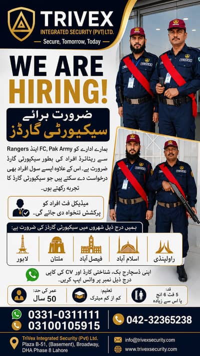 Security Guards Needed