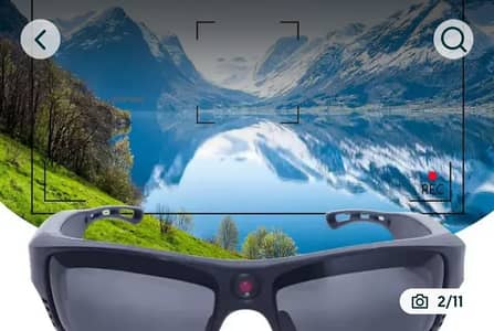 Hidden camera HD recording, Imported smart glasses with Bluetooth.