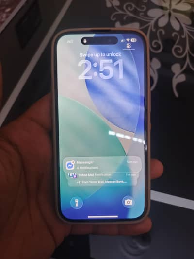 iphone 15 PTA Approved. . . 205 cycle with 100% battery health
