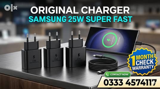 Original Charger Samsung 25W 45W 65w Super Fast