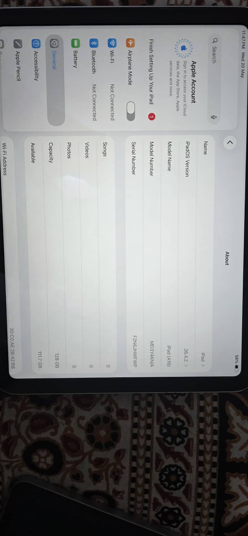 ipad 11th Generation A16 0