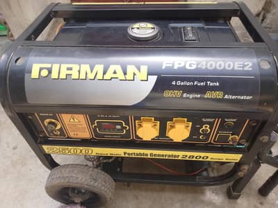 firman fpg4000e2 tank capacity 4 gallon oil alarm digital display