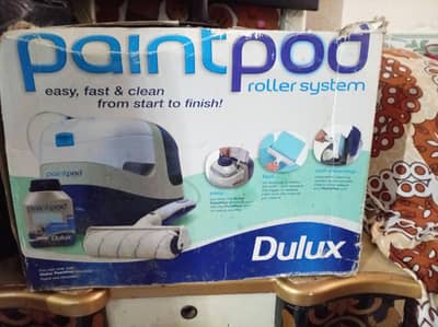 paint pod automatically roller system