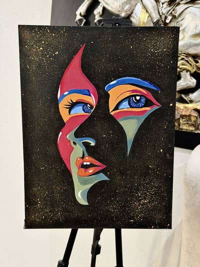 Original hand painted arcylic canvas painting