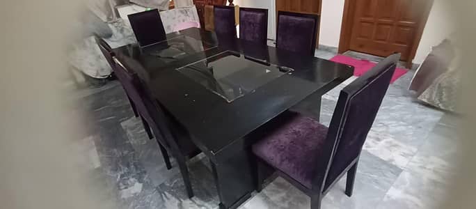 very heavy 8 seater dining table