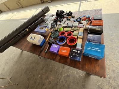 All branded Fishing Tackles up for grab
