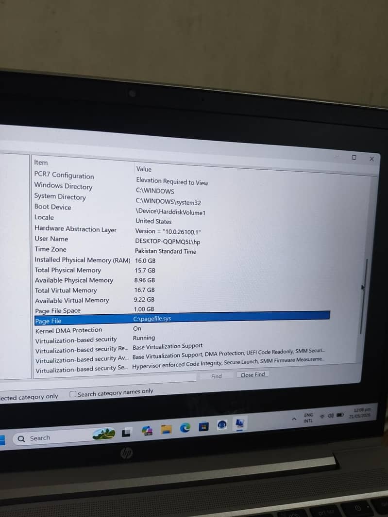 hp i5/11th generation 2
