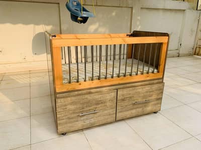 Baby cot wooden