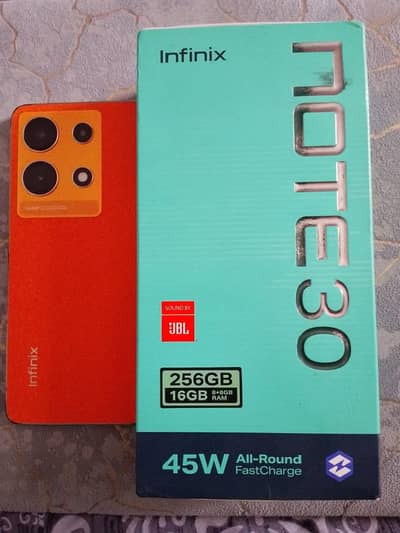 infinix note 30 8+8 256 best seald original condition sides tori ruf h