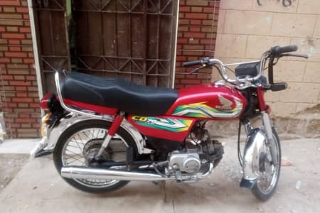 Honda CD 70cc for sale ( model 2023) contact WhatsApp,,03298961139