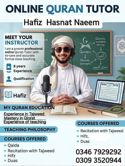 Physical and online Quran classes