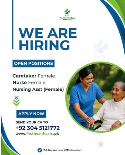 Fresh Medical Staff Required for Home Healthcare Services