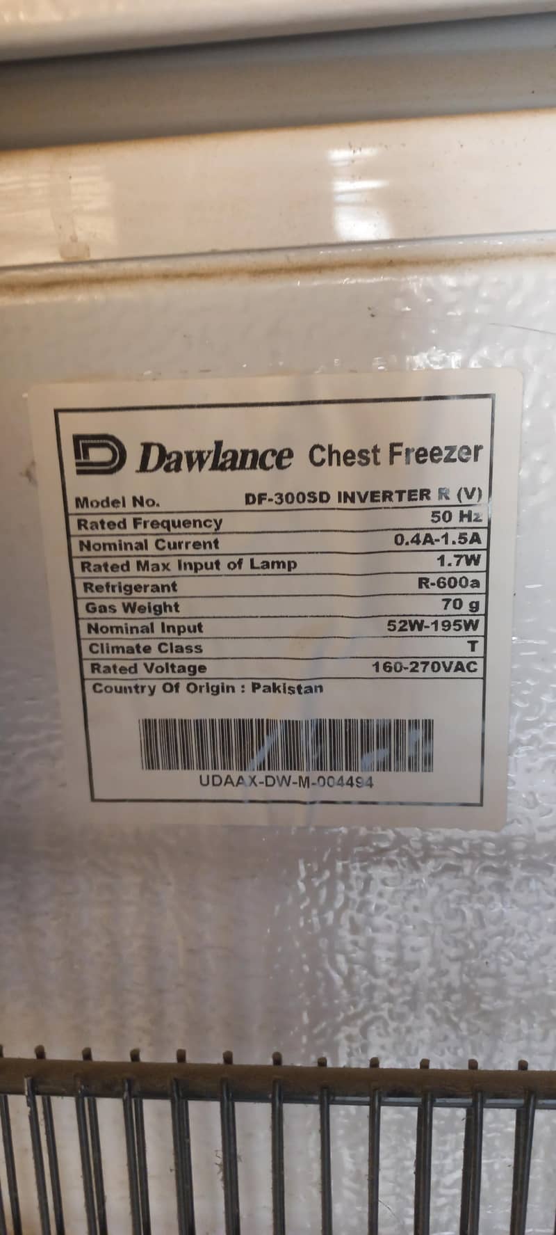 Deep freezer 8