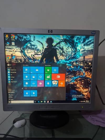 Hp full Pc with Aluminum Table