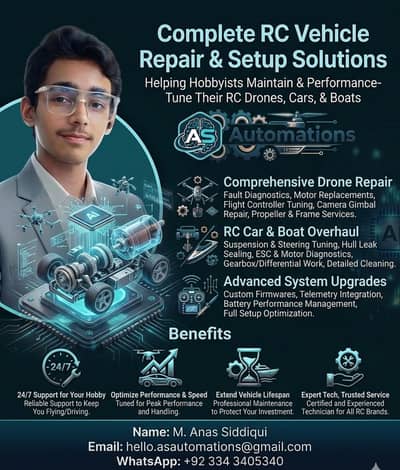 RC car drone repairing
