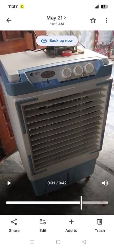 Air coollungdiamond fan