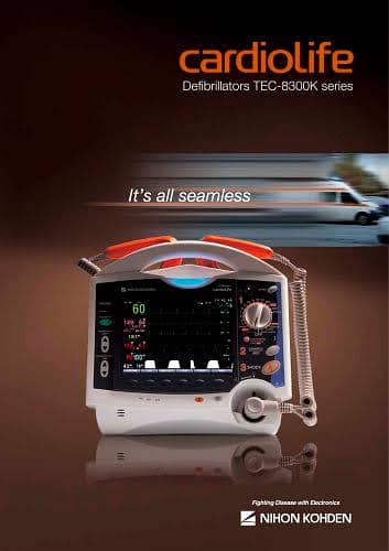 Defibrillator machine,Cardiac defibrillator,defibrillator Nihon Kohden
