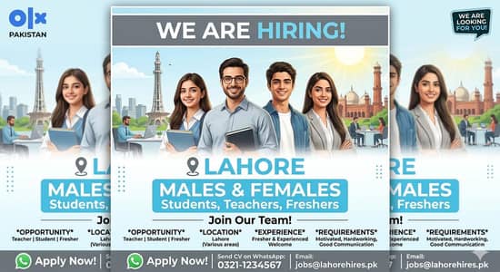 we are hiring on ungent base