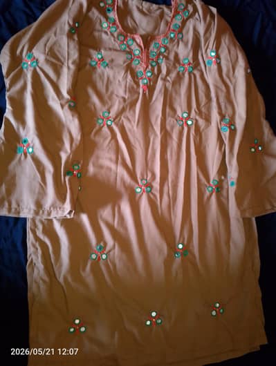 Brand New Traditional Mirror Work Kurti - Unused (بالکل نئی کرتی)