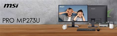 MSI PRO MP273U 27" UHD 60HZ Business Monitor 4K