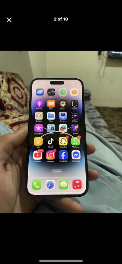 iphone 14 pro max (256)gb waterproof (non pta sim non active)