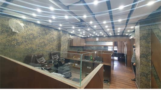Fully Furnished Brand New Office Area 700 Square Feet Available For Rent In Main Boulevard Road gulberg 3 Lahore
