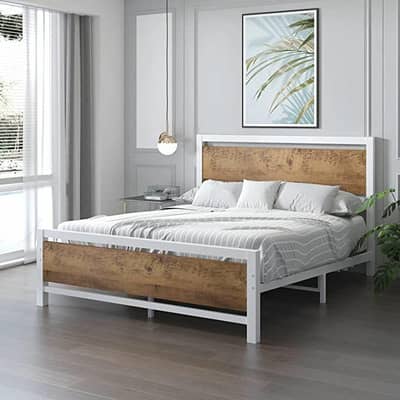 Double bed / bed set / single bed / iron bed / bed / 03234175265