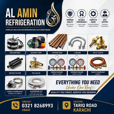 AC Spare Parts & HVAC Accessories | Al Amin Refrigeration