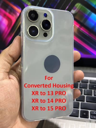 xr 11 TO 13 14 15 16 PRO Back Cover Transparent for Converted Housing