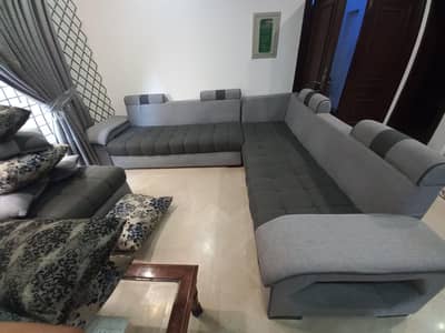 L shaped sofa