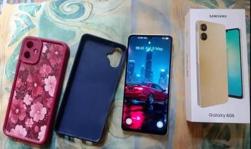 Samung A06 4-64 new mobile. 20 days used only
