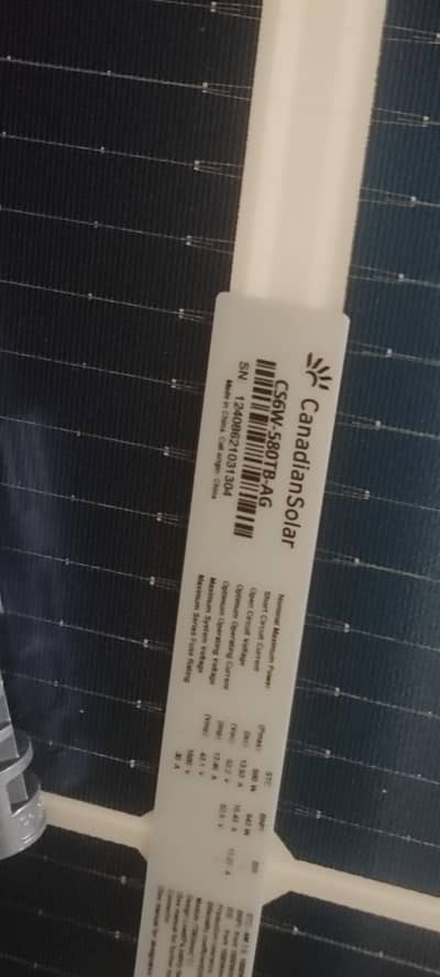 580 watt urgent sell  Canadian N type
