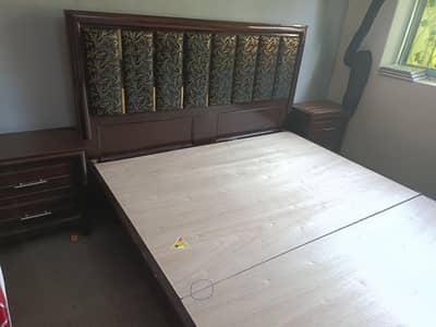 king size bed solid Tali wood new