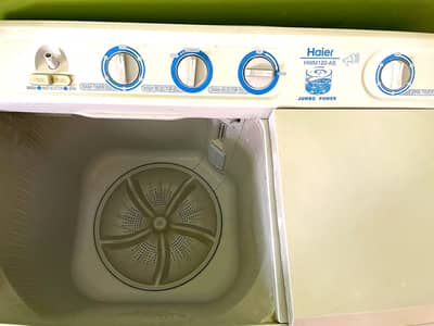 Haier HWM120-AS Twin Tub Semi-Automatic Washing Machine – 12 KG Jumbo