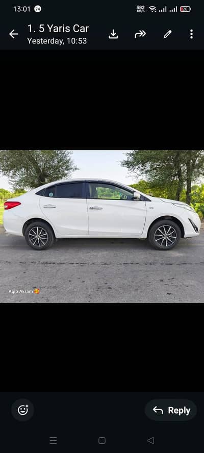 Yaris 1.5 CVT. i Ativ X 2021 model