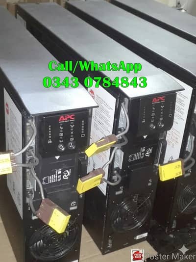 APC UPS 650VA, 750VA,1000VA,1500VA,2000VA,2.2KVA,3KVA,5KVA,6KVA,10KVA