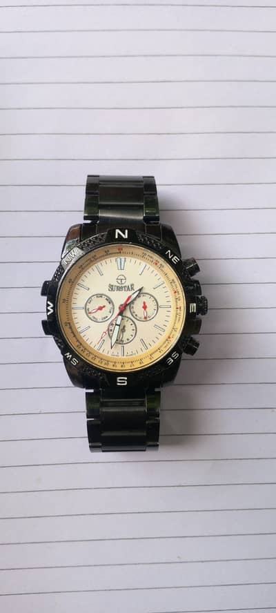 Classic Black Watch with Luxury Feel