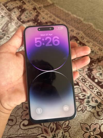 i phone 14 pro max FU 256gb Bettry 82 Only Display Change