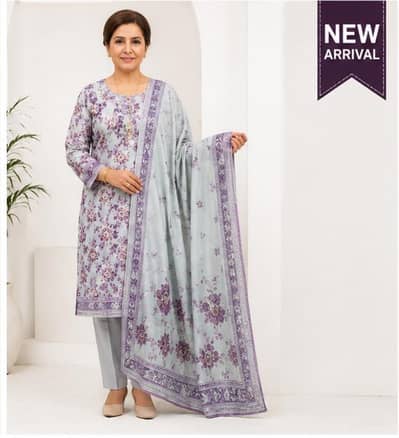 Gul Ahmed Summer Collection GAL-10 3 Piece Printed Lawn Suit