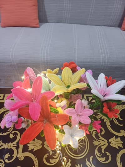 Hand Made Flowers & Leaves