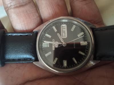 Seiko 5 automatic watch for men day and date 6309