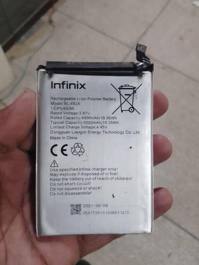 infinix Note 10 Pro Original Battery