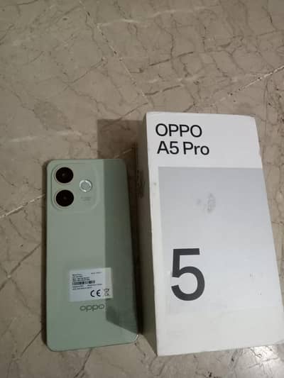 oppo A5 pro mobile 8/128 ram  5800 mAh battery duel sim  8 month warr
