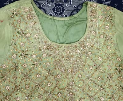 pista waleema maxi for bridal