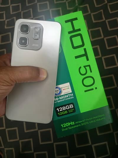 Infinix hot 50i like New in warranty 6/128